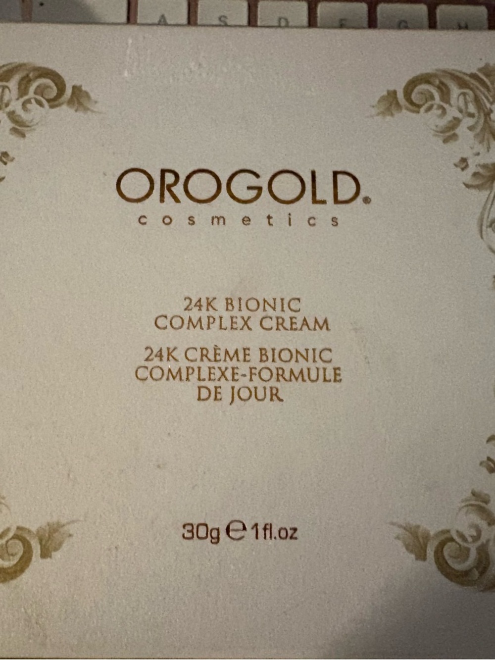 OROGOLD 24K Bionic Complex cream and 24k Bionic Complex Thermal mask
